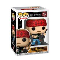 Boneco de ação Funko Pop! Pedras Bret Michaels 9,5 cm - Funko
