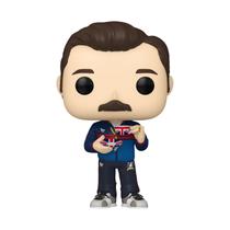 Boneco de ação Funko Pop! TV Ted Lasso com xícara de chá de 10 cm