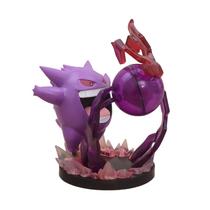 Boneco de ação Gengar PVC colecionável de 9 a 15 cm com base