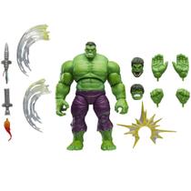 Boneco de ação Hasbro Marvel Legends Hulk 21,5 cm com acesso.