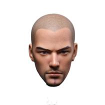 Boneco de ação Head Sculpt, masculino asiático, calvo, em escala 1/6, para 12" Boneco de ação Head Sculpt, masculino asiático, calvo, em escala 1/6, para 12"