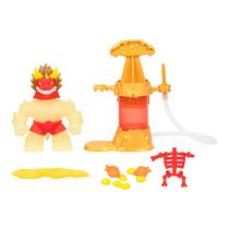 Boneco de ação Heroes of Goo Jit Zu Blazagon que brilha no escuro