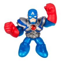 Boneco de ação Heroes of Goo Jit Zu Marvel Infinity Armor Capitão América