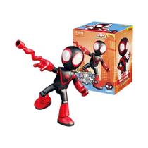 Boneco De Ação Homem-Aranha Miles Morales 12cm Com Blocos De Montar Homem De Ferro Hulk Pantera Boneco De Ação Homem-Aranha Miles Morales 12cm Com Blocos De Montar Homem De Ferro Hulk Pantera