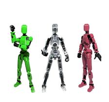 Boneco de ação Jnfrer Titan 13 T13 impresso em 3D com várias articulações Boneco de ação Jnfrer Titan 13 T13 impresso em 3D com várias articulações