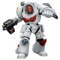 Boneco de ação JOYTOY White Scars Warhammer 40k 1/18 14cm Boneco de ação JOYTOY White Scars Warhammer 40k 1/18 14cm