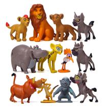 Boneco de ação King Lion Simba 12 peças para crianças