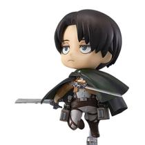 Boneco de ação Levi Ackerman Attack on Titan de 10 cm com acessórios Boneco de ação Levi Ackerman Attack on Titan de 10 cm com acessórios