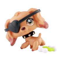 Boneco de ação Littletoy LPS Tan & Red Cocker Spaniel com Acc