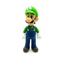 Boneco de ação Luigi articulado 14 cm Super Mario Bros Boneco de ação Luigi articulado 14 cm Super Mario Bros