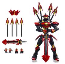 Boneco de ação LUMRRSK T13 Mecha Samurai Robot com espada de 15 cm Boneco de ação LUMRRSK T13 Mecha Samurai Robot com espada de 15 cm