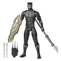 Boneco de ação Marvel Avengers Titan Hero Black Panther 30cm