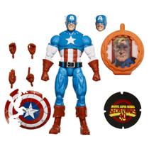 Boneco de ação Marvel Legends Series Capitão América 15cm