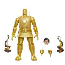 Boneco de Ação Marvel Legends Series Iron Man Dourado - 15cm
