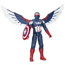 Boneco de ação Marvel Studios Capitão América 30 cm com escudo Boneco de ação Marvel Studios Capitão América 30 cm com escudo