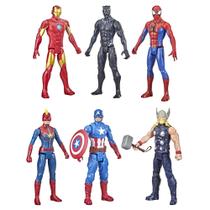 Boneco de ação Marvel Titan Hero Series 6 bonecos 30 cm para crianças