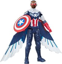 Boneco de ação Marvel Titan Hero Series Capitão América 30cm