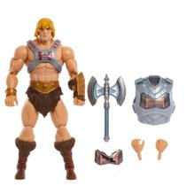 Boneco de ação Masters of the Universe He-Man 18 cm com armadura