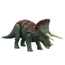 Boneco de Ação Mattel Jurassic World Dominion Roar Strikers - Triceratops