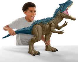 Boneco de ação Mattel Jurassic World Super Colossal Allosaurus