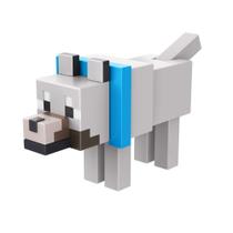 Boneco de ação Mattel Minecraft Build Wolf com acessório de 3,25 polegadas Boneco de ação Mattel Minecraft Build Wolf com acessório de 3,25 polegadas