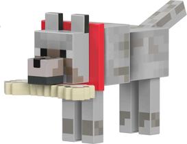 Boneco de ação Mattel Minecraft Diamond Level Wolf 14cm