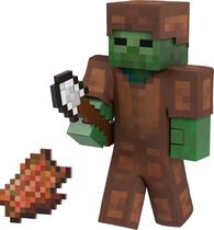 Boneco de ação Mattel Minecraft Diamond Level Zombie 14cm