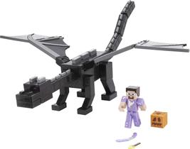 Boneco de ação Mattel Minecraft Ultimate Ender Dragon com Steve Boneco de ação Mattel Minecraft Ultimate Ender Dragon com Steve