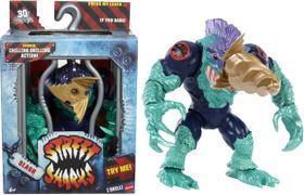 Boneco de ação Mattel Street Sharks Slash de 15 cm com Bite & Drill Boneco de ação Mattel Street Sharks Slash de 15 cm com Bite & Drill