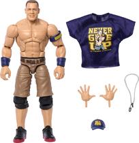 Boneco de ação Mattel WWE Elite John Cena de 6 polegadas com acesso.