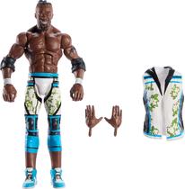 Boneco de ação Mattel WWE Elite Series 113 Kofi Kingston 15cm