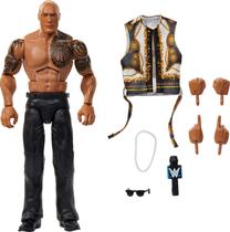 Boneco de ação Mattel WWE Elite The Rock Series 115 15cm