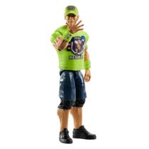 Boneco de ação Mattel WWE John Cena 15 cm com 10 articulações