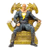 Boneco de Ação McFarlane DC Black Adam - 18cm com Trono