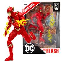 Boneco de ação McFarlane Toys DC Direct The Flash 18 cm com quadrinhos