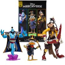 Boneco de Ação McFarlane Toys Disney Mirrorverse - Scrooge McDuck, Gênio e Pateta (13cm)