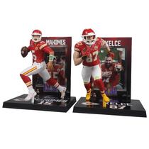 Boneco de ação McFarlane Toys NFL Travis Kelce/Patrick Mahomes