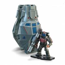 Boneco de ação MEGA Halo ODST 'Mickey' Crespo com Drop Pod HNC51 Boneco de ação MEGA Halo ODST 'Mickey' Crespo com Drop Pod HNC51