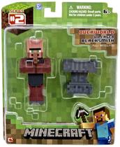 Boneco de ação Minecraft Blacksmith Villager 7cm Series 2
