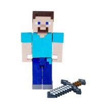 Boneco de ação Minecraft Core, 1 peça, estilo aleatório, com acessório Boneco de ação Minecraft Core, 1 peça, estilo aleatório, com acessório