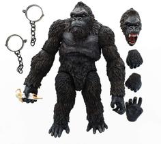 Boneco de ação Monsing King Kong da Ilha da Caveira 7 polegadas