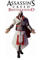 Boneco de ação NECA Assassins Creed Ezio Ivory com capuz 18 cm