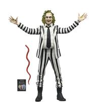 Boneco de Ação NECA Beetlejuice - 7 Polegadas - Traje Preto e Branco Boneco de Ação NECA Beetlejuice - 7 Polegadas - Traje Preto e Branco