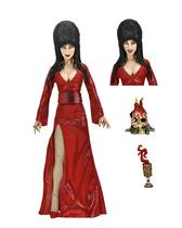 Boneco de ação NECA Elvira de 8 polegadas vestido de vermelho Fright and Boo Boneco de ação NECA Elvira de 8 polegadas vestido de vermelho Fright and Boo