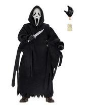 Boneco de ação NECA Scream Ghostface de 20 cm vestido com faca