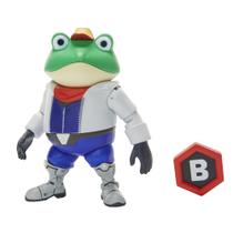 Boneco de ação Nintendo Slippy Toad de 10 cm com Secret Power Up