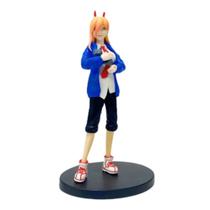 Boneco de ação NOPINZ Chainsaw Man Power modelo de anime em PVC de 18 cm
