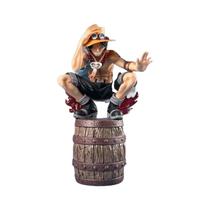 Boneco de ação One Piece Ace Flame, modelo de PVC de 28 cm