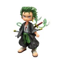 Boneco de ação One Piece Chibi Zoro 15 cm PVC multicolorido