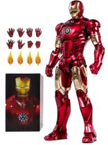 Boneco de ação OVONNI Ironman MK3 de 7 polegadas com acessórios